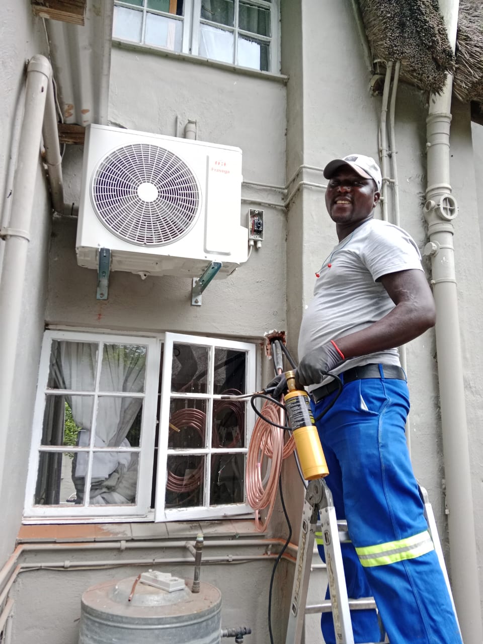 FrostLine Air & Refrigeration PMB technician at work